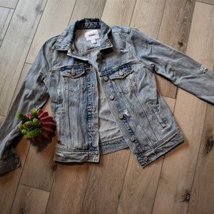 Distressed Jean Jacket